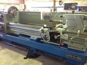 Lathe is among the equipment at Global